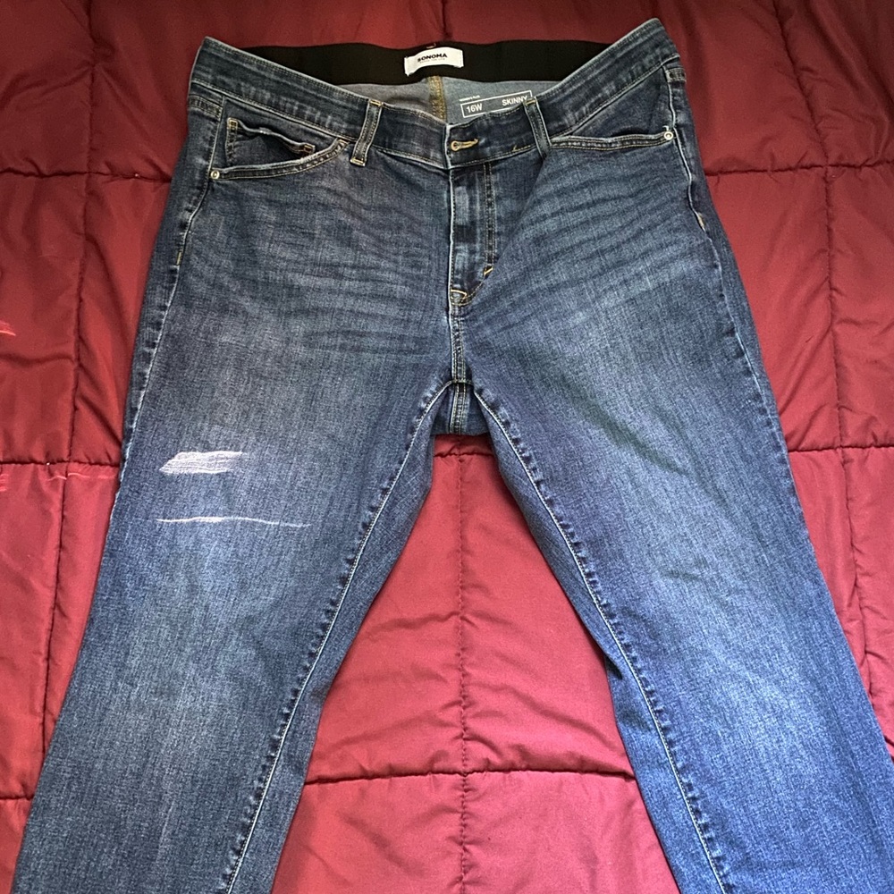 16W skinny jeans